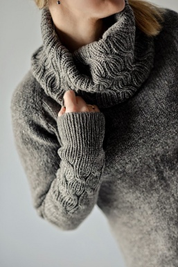 Lanvad Cowled Sweater by Justyna Lorkowska