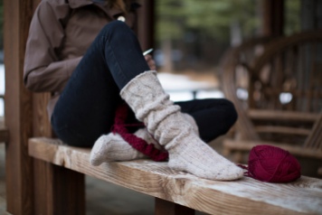 Slouchy Socks by Gwen Bortner